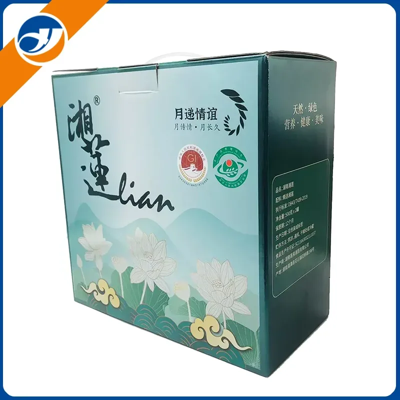 Handhållen presentförpackning av wellpapp